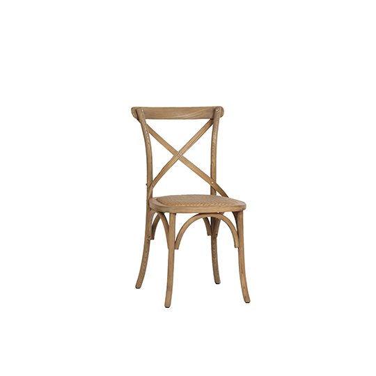 Oak Crossback Chair Natural